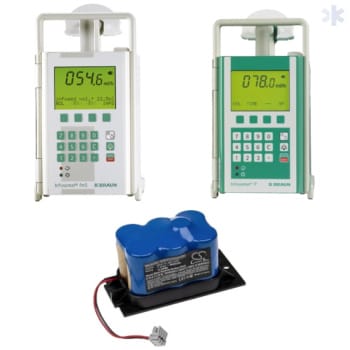 Bateria 7,2V 3000mah para b. braun infusomat fms, infusomat p